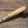 Vintage Carpenter’s ⅜” Bevel Edge Chisel Beech Handle - Sharpened Honed