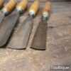 Rare Antique Set 10 Woodcarving W. Preston London Sculpting Gouge Chisels - Fully Refurbished