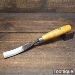 Vintage 1” Acorn Henry Taylor Woodcarving Curved Gouge Chisel - Sharpened Honed