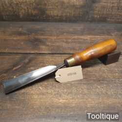 Vintage 1 ¼” S.J Addis No: 7 Woodcarving Spoon Gouge Chisel - Sharpened Honed