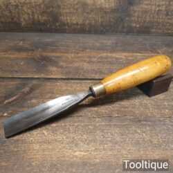 Vintage 1 ⁵⁄₁₆” Herring Bros London Woodcarving Sculpting Gouge Chisel - Sharpened Honed