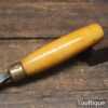 Vintage 1” J.B. Addis & Sons No: 16 woodcarving Curved Gouge Chisel - Sharpened Honed
