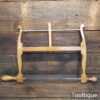 Vintage 14” Beechwood Bow Saw With Boxwood Tensioner - Good Condition