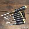 Vintage Set Of 8 No: Assorted Footprint Hand Tools - Good Condition