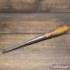 Vintage Thomas Ibbotson 1/2” Cast Steel Socketed Mortice Chisel - Sharpened Honed