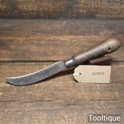 Vintage Basket Weavers Serrated Curved Knife Stamped H1 Sheffield