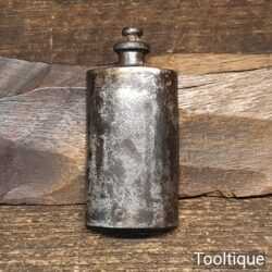 Unusual Antique 2 ½” Steel Oil Can - Good Original Condition