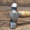 Vintage 1 ½ lb Solid Steel Ball Pein Hammer - Fully Refurbished