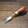 Vintage Marples 1” Bevel Edge Palm Chisel Mahogany Handle - Sharpened Honed