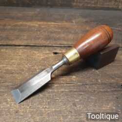 Vintage Marples 1” Bevel Edge Palm Chisel Mahogany Handle - Sharpened Honed