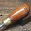Vintage Marples 1” Bevel Edge Palm Chisel Mahogany Handle - Sharpened Honed