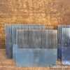 Vintage Full Set 12 String Steel Graining Combs in Metal Box - Good Condition