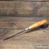 Vintage Marples & Sons Carpenter’s ¼” Sash Mortice Chisel - Sharpened Honed