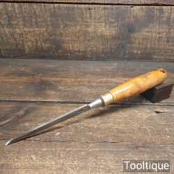 Vintage Marples & Sons Carpenter’s ¼” Sash Mortice Chisel - Sharpened Honed
