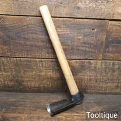 Vintage Hand Forged Hollowing Hand Adze 2” Curved Blade - Good Condition