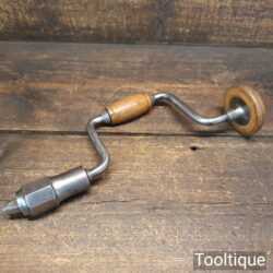 Vintage J.A. Chapman Sheffield Ratchet Brace With 7″ Swing - Good Condition