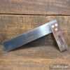 Vintage Marples & Sons No: 2208 9” Rosewood & Brass Try Square - Good Condition
