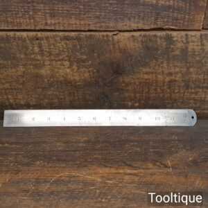 Vintage 12” Rabone Chesterman No: 28 Steel Rule - Good Condition