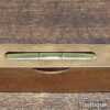 Vintage 12” Rabone Chesterman No: 1626 Beech Brass Spirit Level - Good Condition