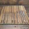 Vintage Set 13 Mixed Maker’s Spur Auger Bits 1" - 1/4" - Sharpened Ready To Use