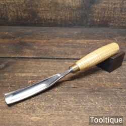 Vintage Ashley Iles Sheffield ¾” Curved Gouge Chisel - Fully Refurbished