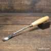 Vintage Ashley Iles Sheffield ⁹⁄₁₆” Woodcarving Spoon Gouge Chisel - Sharpened Honed