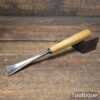 Vintage Hildick Sheffield 7/8” Woodcarving Fishtail Gouge Chisel - Sharpened Honed
