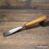 Vintage S.J Addis June 1" Woodcarving Straight Shallow Gouge Chisel - Sharpened Honed