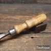 Vintage F. Woodcock WW2 1 ⁷⁄₃₂” Bevel Edge Paring Chisel 1944 - Sharpened Honed