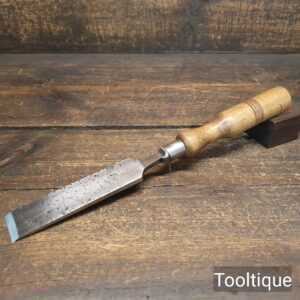 Vintage 1 ³⁄₁₆” Carpenters Firmer Chisel Beech Handle - Refurbished Sharpened Vintage 1 ³⁄₁₆” Carpenters Firmer Chisel Beech Handle - Refurbished Sharpened