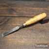 T26144 - Vintage Ward & Payne ²¹⁄₃₂” Carpenters firmer chisel with boxwood handle in good used condition, fully refurbished sharpened and honed ready for use.