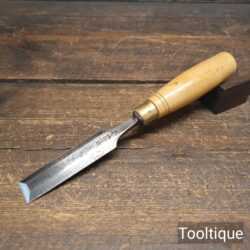 Vintage Robert Sorby ¹⁵⁄₁₆” Bevel Edge Palm Chisel - Sharpened Honed