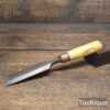 Vintage E.A Bell 1” Carpenter’s Bevel Edge Palm Chisel - Sharpened Honed