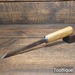 Vintage J.G Graves Carpenter’s ¼” Cast Steel Mortice Chisel - Sharpened Honed