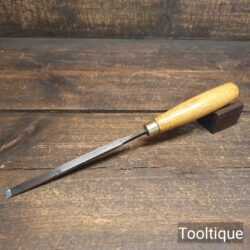 Antique W. Butcher ⅜” Carpenter’s Firmer Chisel - Refurbished Sharpened