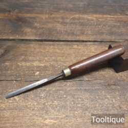 Vintage J.B. Addis & Sons ⁹⁄₃₂” Woodcarving Gouge Chisel - Sharpened Honed