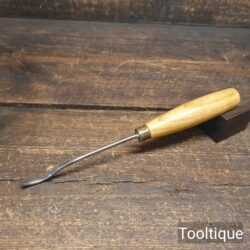 Vintage Ashley Iles ³⁄₃₂” Woodcarving Spoon Gouge Chisel - Sharpened Honed