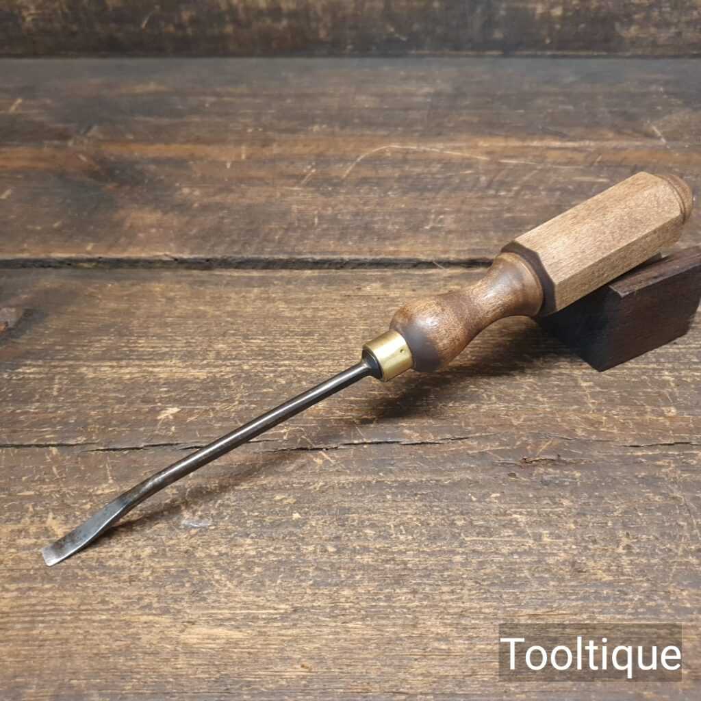 Vintage No: 21 J.B. Addis ¼” Woodcarving Spoon Bit Gouge Chisel - Sharpened Honed