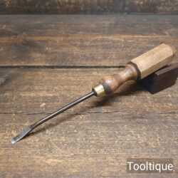 Vintage No: 21 J.B. Addis ¼” Woodcarving Spoon Bit Gouge Chisel - Sharpened Honed