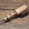 Vintage No: 21 J.B. Addis ¼” Woodcarving Spoon Bit Gouge Chisel - Sharpened Honed