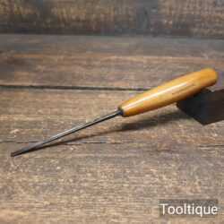 Vintage S.J. Addis ⁵⁄₃₂” Woodcarving Gouge Chisel - Refurbished Sharpened