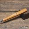 Vintage ³⁄₁₆” Woodcarving Gouge Chisel Beech Handle - Refurbished Sharpened