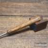 Vintage Woodcarving ⁵⁄₃₂” Gouge Chisel Beechwood Handle - Refurbished Sharpened