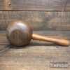 Handmade Saddlers Leatherworking Lignum Vitae Collar Stuffing Mallet