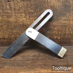 Vintage 7 ½” Marples & Son's Rosewood & Brass Carpenters Bevel - Good Condition