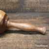 Handmade Wood Turned Reclaimed Old Lignum Vitae Mallet - Cherry Handle