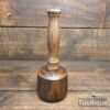 Handmade Wood Turned Reclaimed Old Lignum Vitae Mallet - London Plane Handle