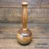 Handmade Wood Turned Reclaimed Old Lignum Vitae Mallet - Yew Handle
