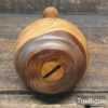 Handmade Wood Turned Reclaimed Old Lignum Vitae Mallet - Yew Handle