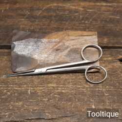 Vintage small pair of surgical long nose fore sip grip scissors by Bailey of London